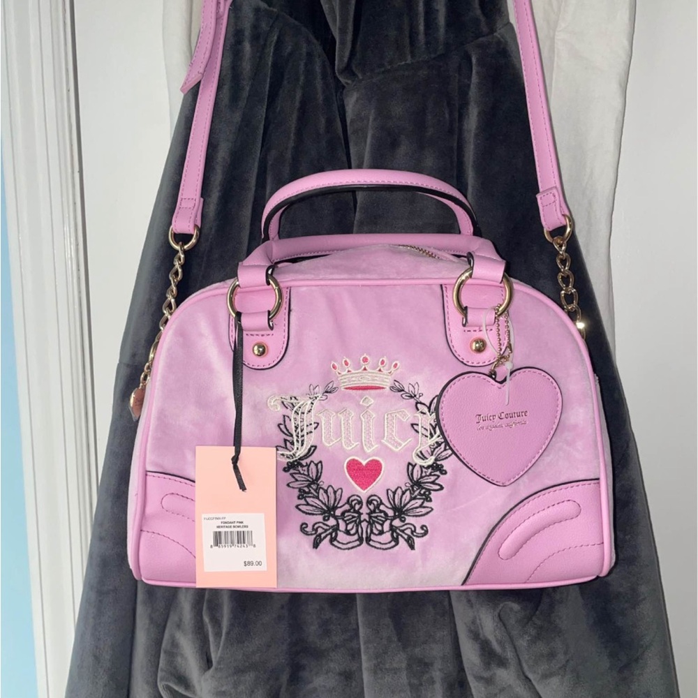Juicy Couture Heritage Bowler Bag – Fondant Pink💕💖